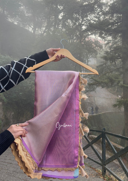 The Lavender Hues - Tissue Banarasi silk from "The Sakhi Collection"